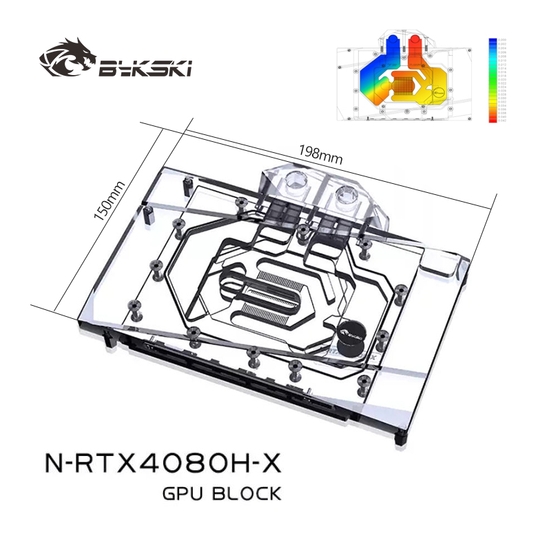 Bykski GPU Water Block for NVI - Rtx 4080 Water Cooling Block review and price