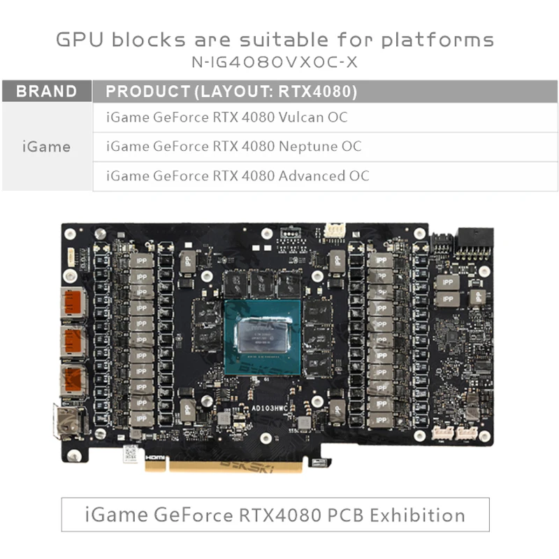 Bykski N-IG4080VXOC-X GPU Bloc - Rtx 4080 Water Cooling Block review and price