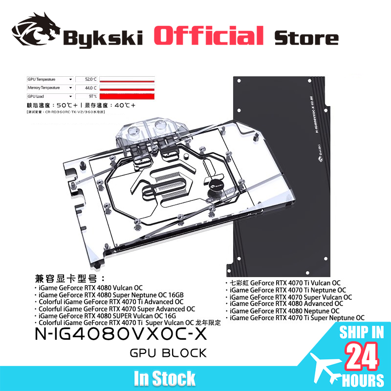 Bykski N-IG4080VXOC-X GPU Bloc - Rtx 4080 Water Cooling Block review and price