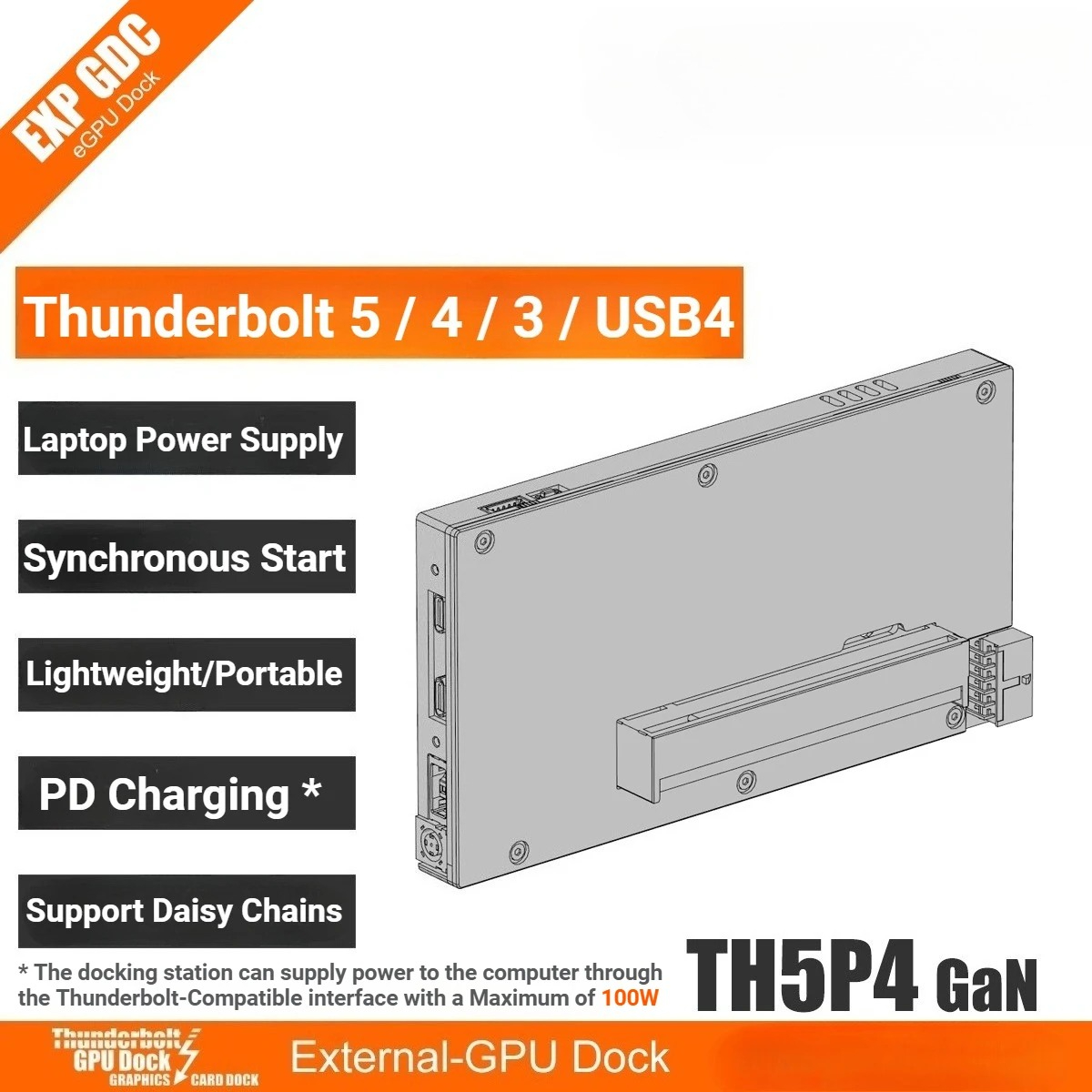 TH5P4GaN Laptop Thunderbolt 5/ - Gpu External Dock Egpu Thunderbolt 4 review and price