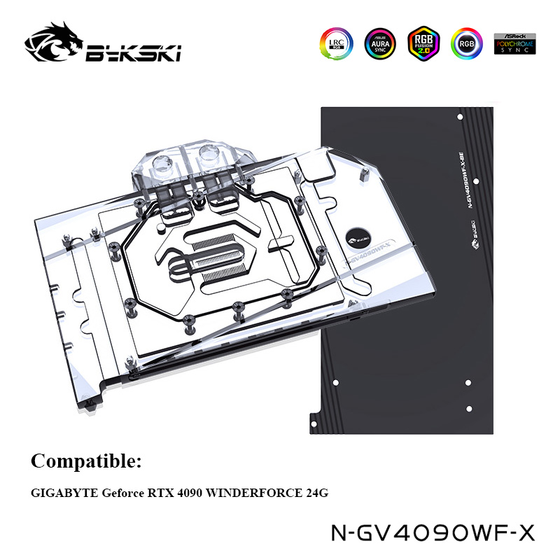 Bykski GPU Water Block For GIG - Rtx 4090 Water Block Full Cover review and price