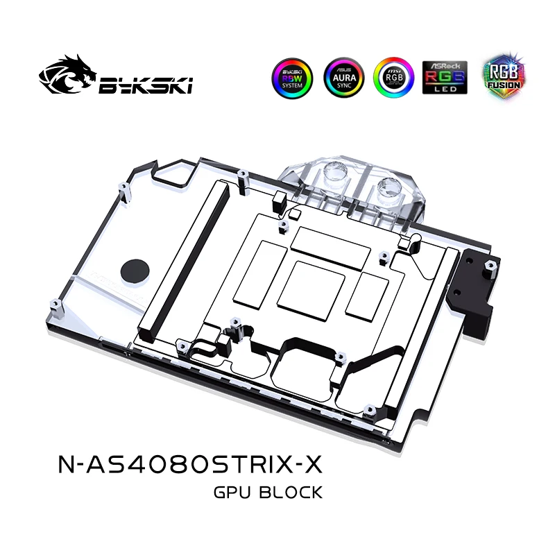 Bykski GPU Block Use for ASUS  - Rtx 4080 Water Cooling Block review and price